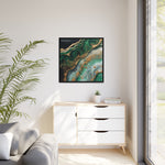 Emerald Ebb: Abstract Fluidity