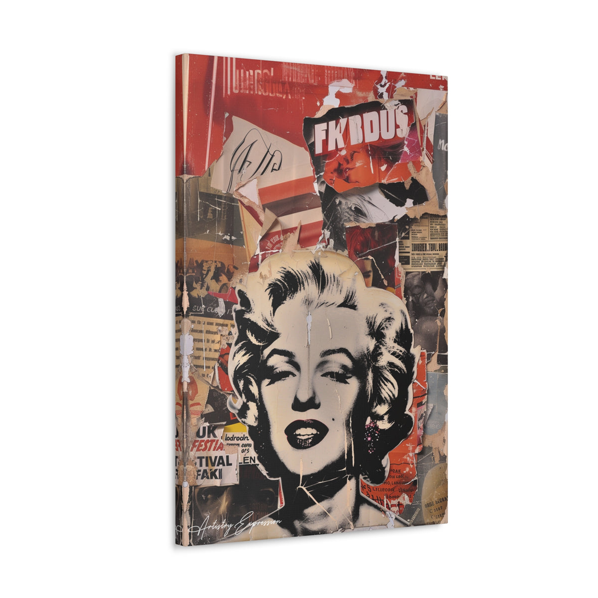 Iconic Collage: Marilyn Monroe in Pop Culture
