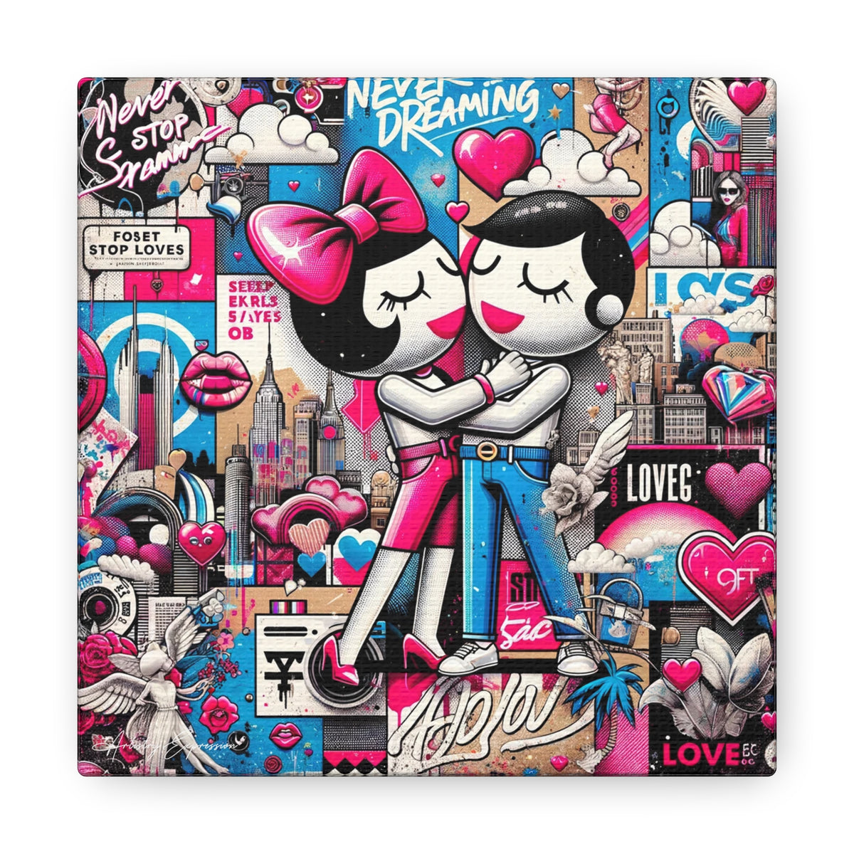 City Pulse: Dynamic Graffiti Mural