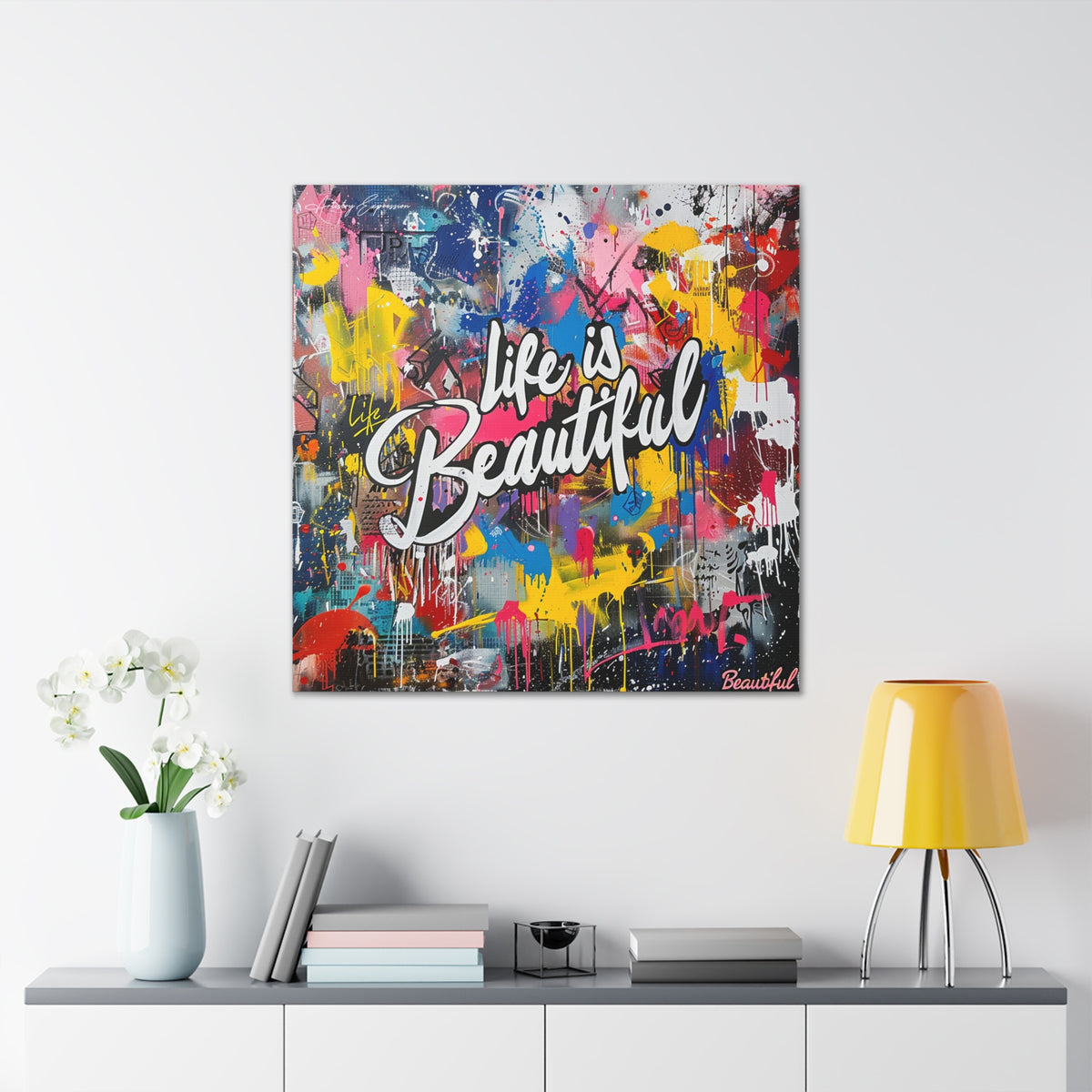 Vibrant Euphoria: Life's Beautiful Mural