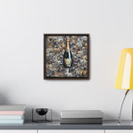 Champagne Dreams: Graffiti Fusion of Wealth and Celebration