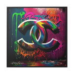 Street Art Broadcast: Channel Logo on Graffiti Wall