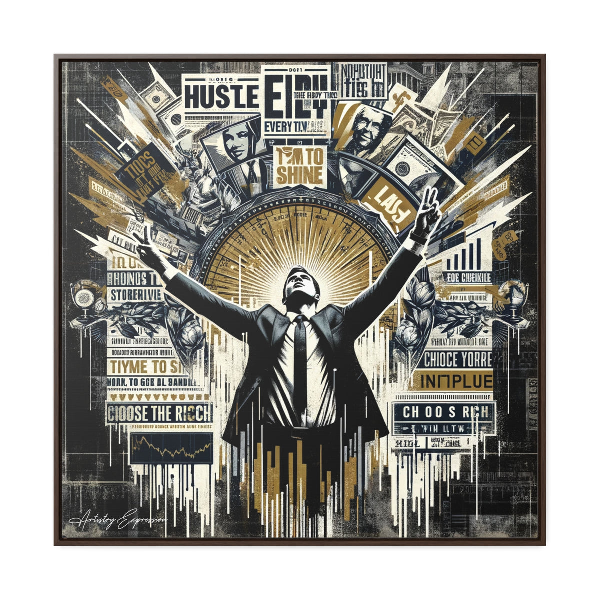 Symphonie du succès : une ode aux graffitis au triomphe financier