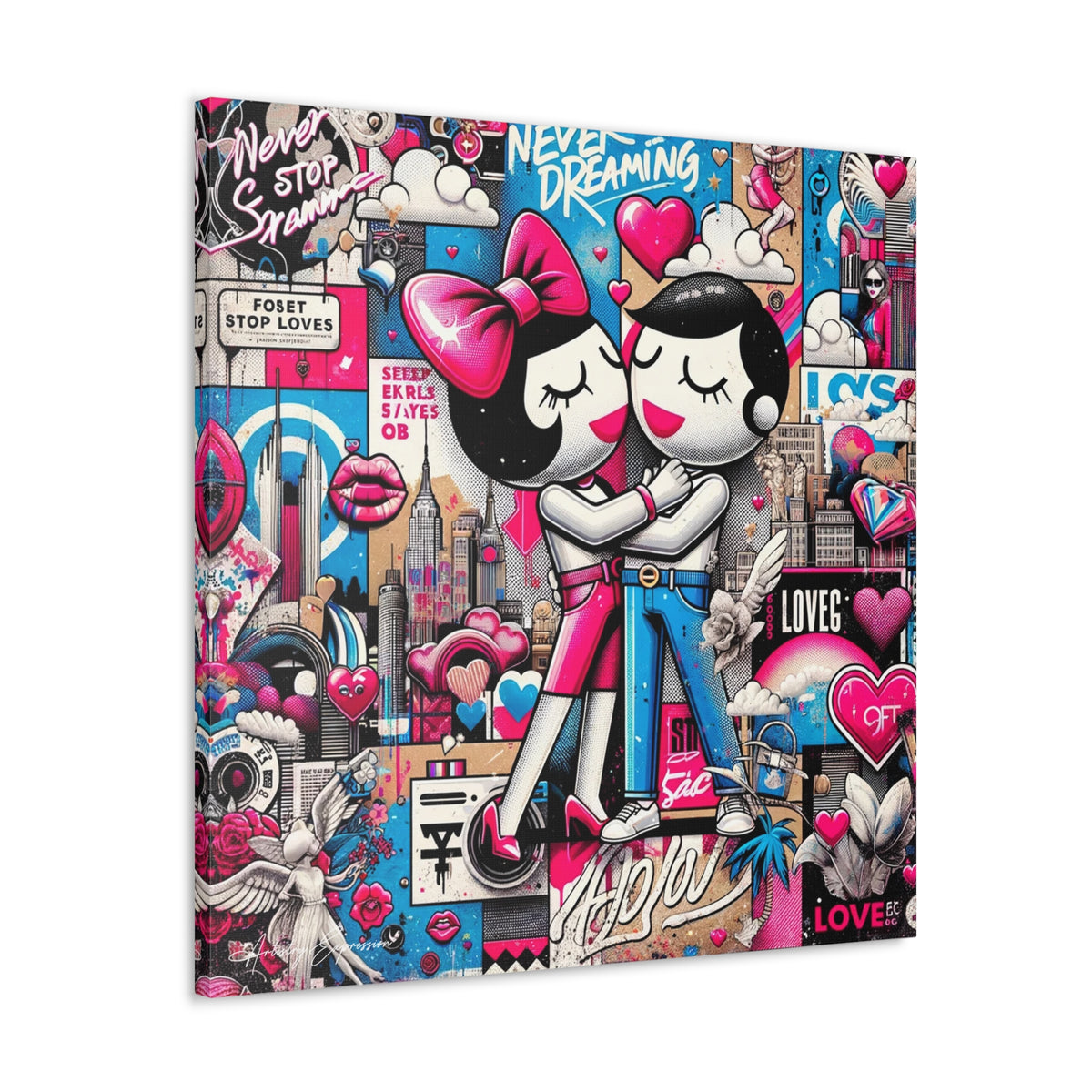 City Pulse: Dynamic Graffiti Mural