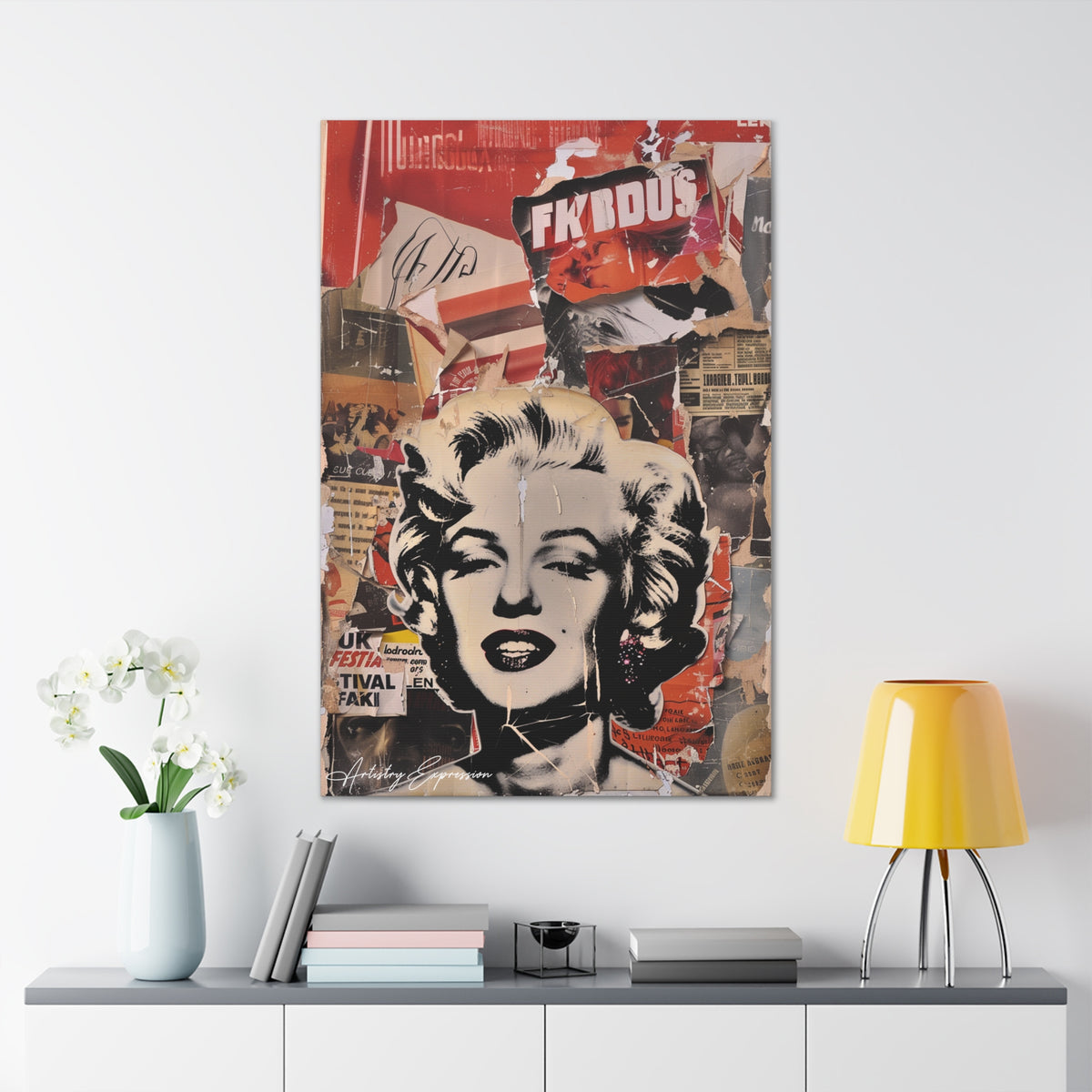 Iconic Collage: Marilyn Monroe in Pop Culture