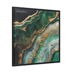 Emerald Ebb: Abstract Fluidity