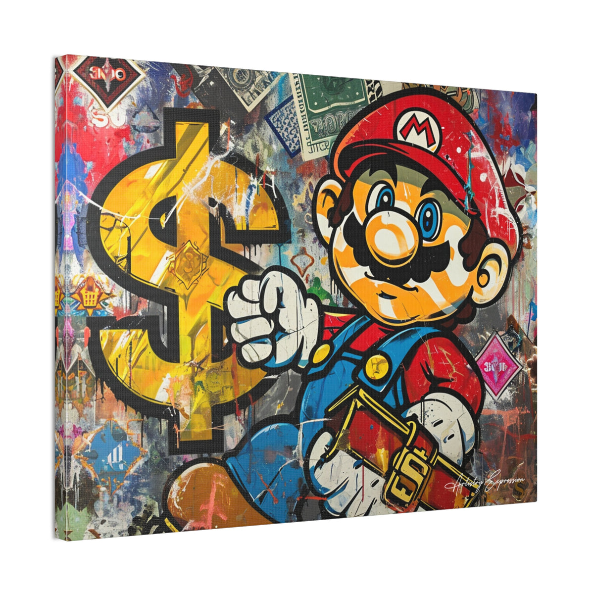 Graffiti Mushroom Kingdom: Mario's Fashionable Journey