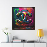 Street Art Broadcast: Channel Logo on Graffiti Wall