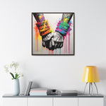 Graffiti Bond: Two Hands United in Street Art