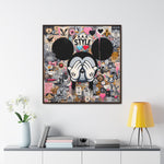 Urban Harmony: A Graffiti Mosaic of Pop Culture