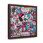 Urban Expression: Vibrant Graffiti Canvas