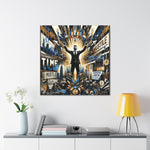 The Hustler's Anthem: Graffiti Tribute to Hard Work and Success