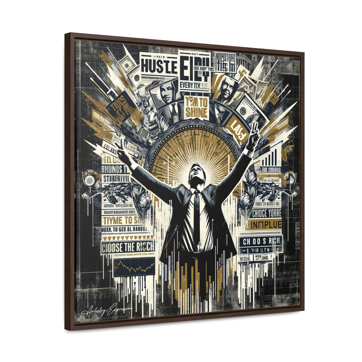 Symphonie du succès : une ode aux graffitis au triomphe financier