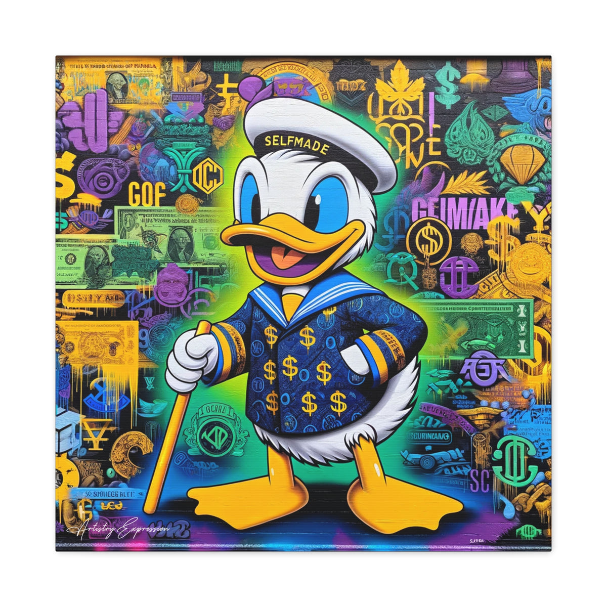 Urban Rebellion: Donald Duck in Street Art