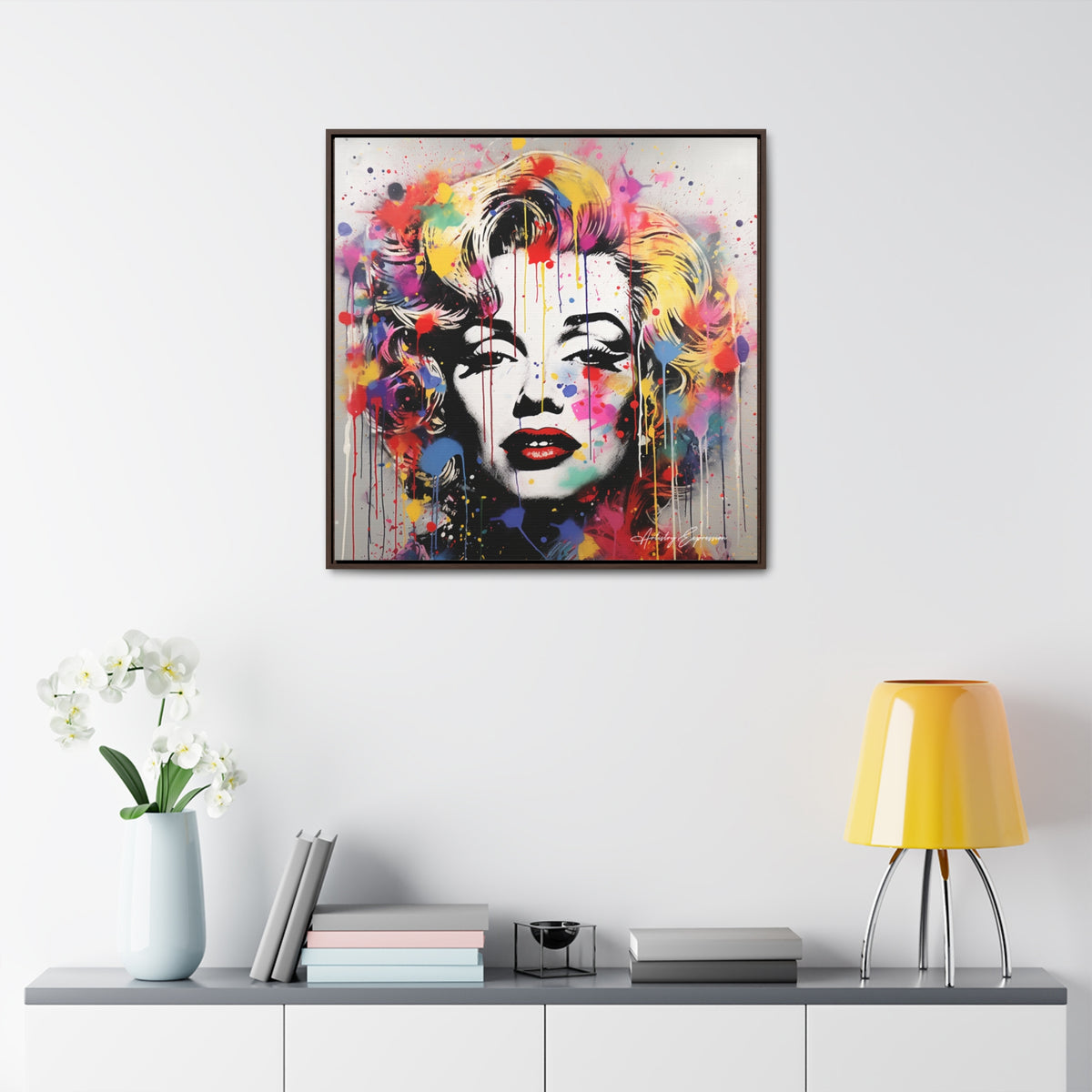 Graffiti Goddess: Marilyn Monroe's Vibrant Visage