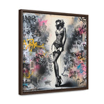 Graffiti Glamour: Beauty Amidst Chaos