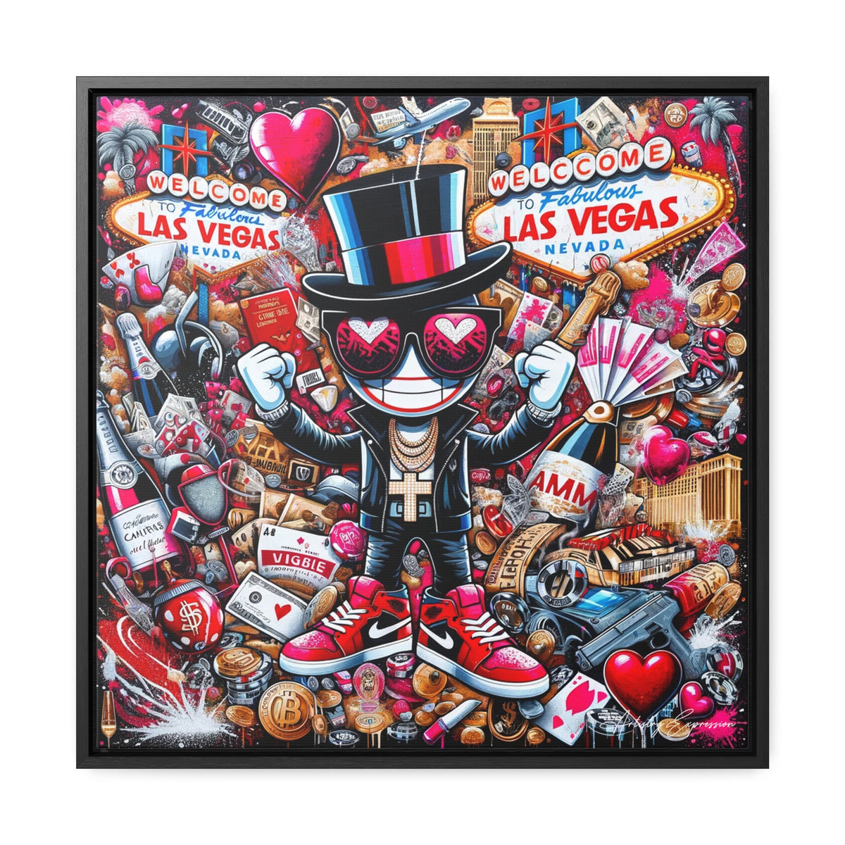 Neon Nights : exploration des graffitis des vibrations de Vegas