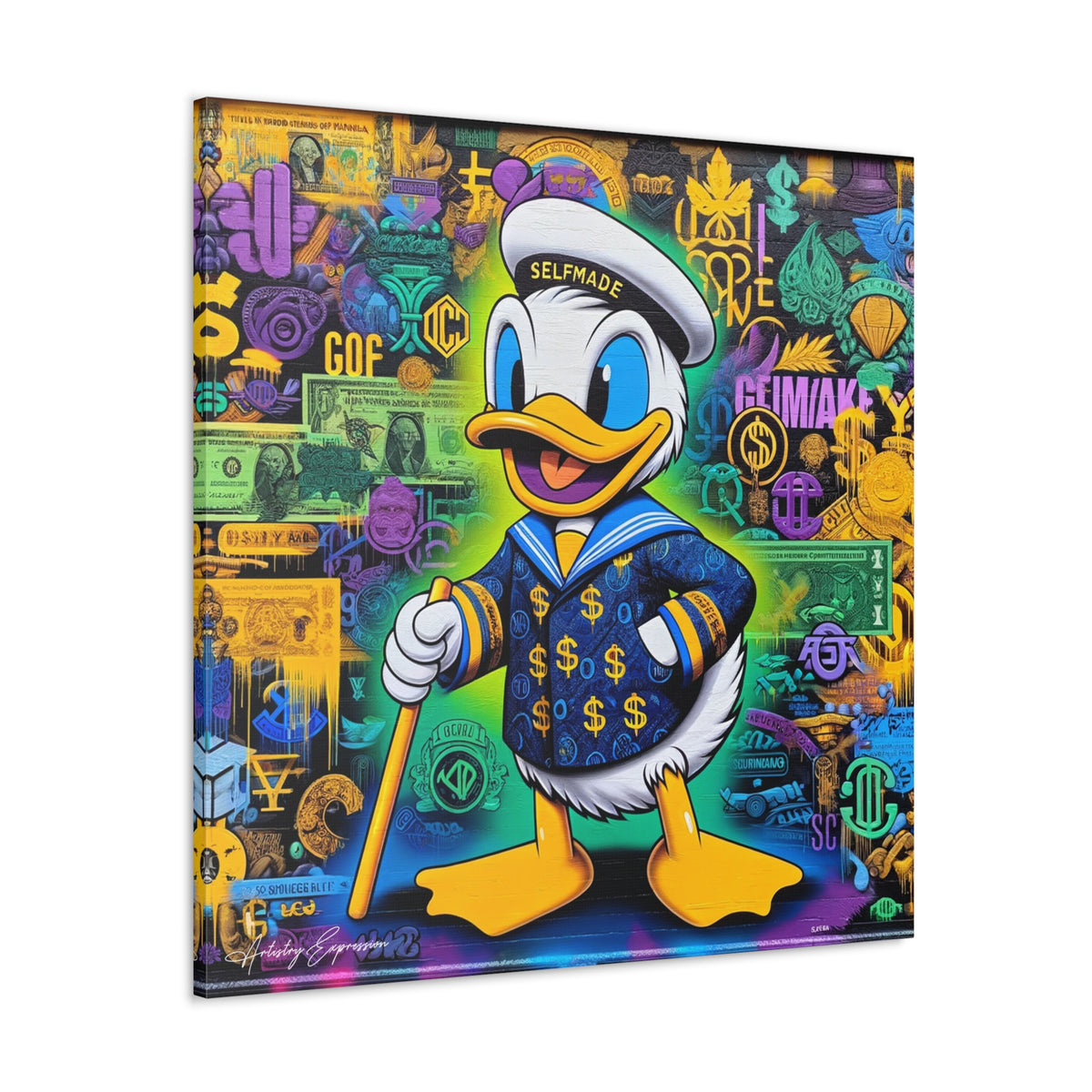 Urban Rebellion: Donald Duck in Street Art