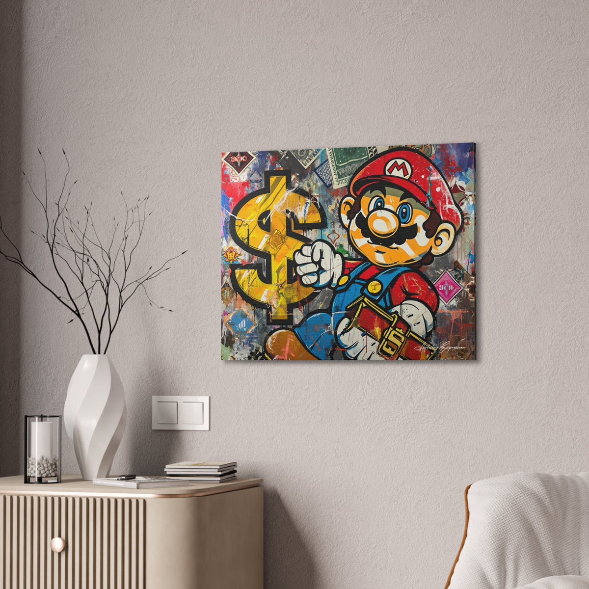 Graffiti Mushroom Kingdom: Mario's Fashionable Journey