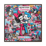 Urban Expression: Vibrant Graffiti Canvas