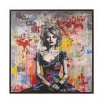 Urban Elegance: Vibrant Graffiti