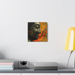 Tranquil Fusion: Modern Buddha Portrait