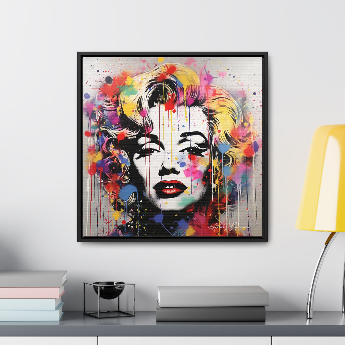 Graffiti Goddess: Marilyn Monroe's Vibrant Visage