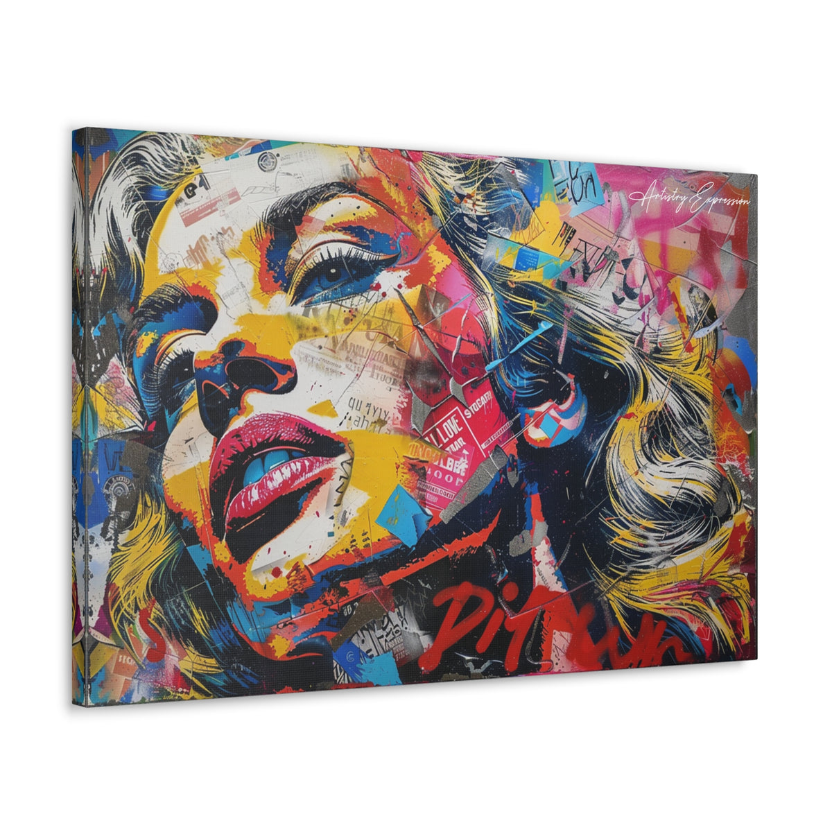 Iconica: A Symphony of Pop Art and Abstract Expressionism