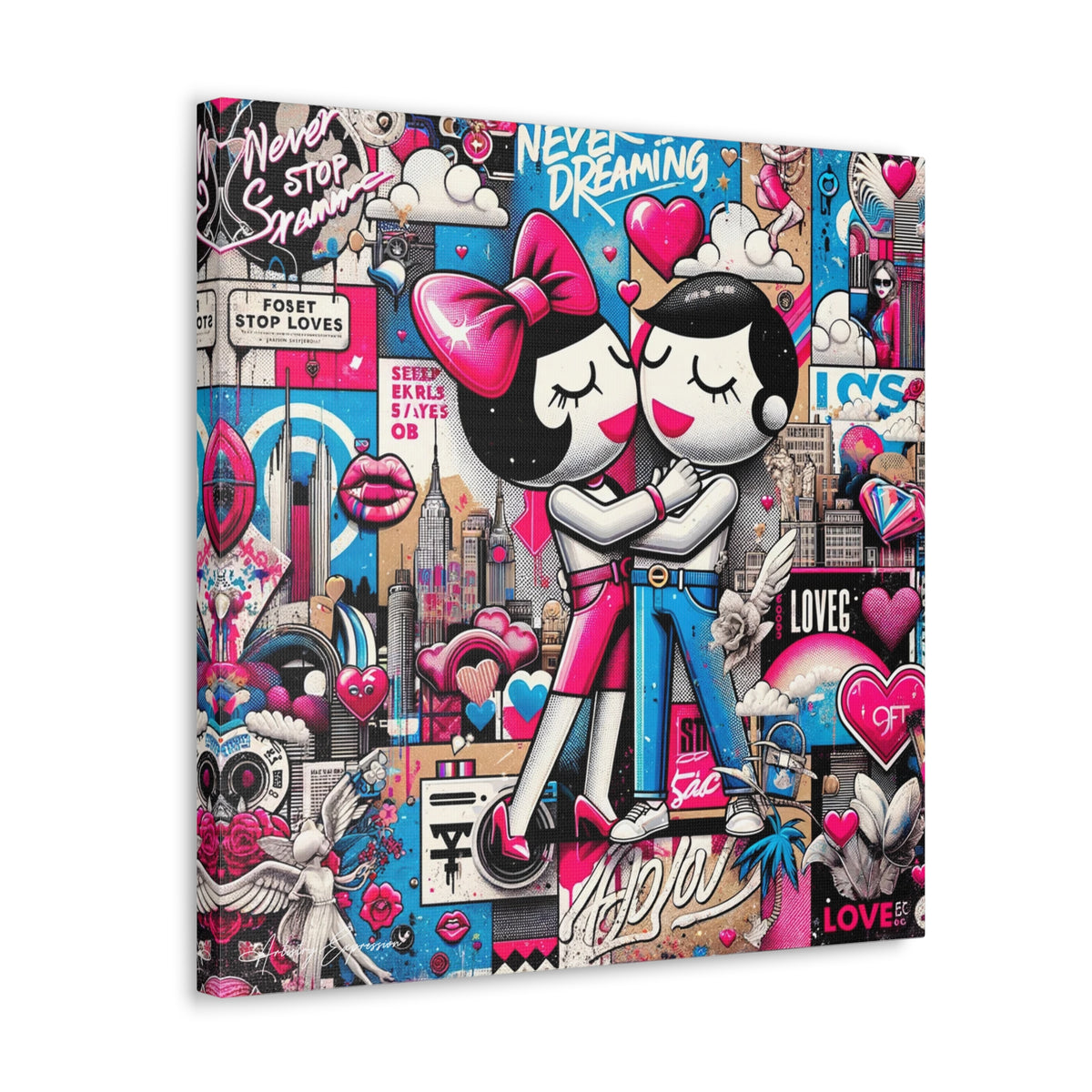 City Pulse: Dynamic Graffiti Mural