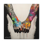 Tagged Together: Graffiti Depiction of Holding Hands