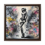 Graffiti Glamour: Beauty Amidst Chaos