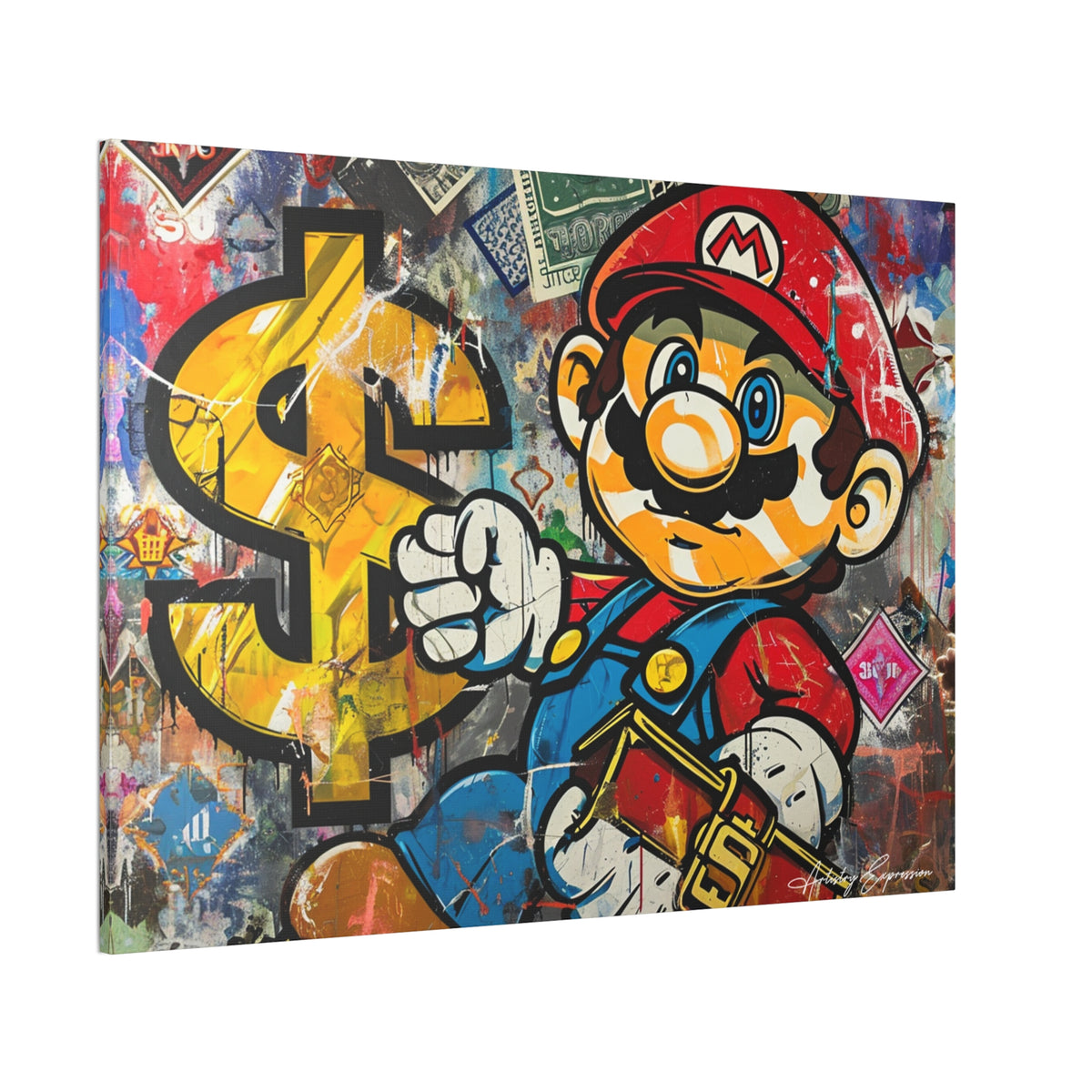 Graffiti Mushroom Kingdom: Mario's Fashionable Journey