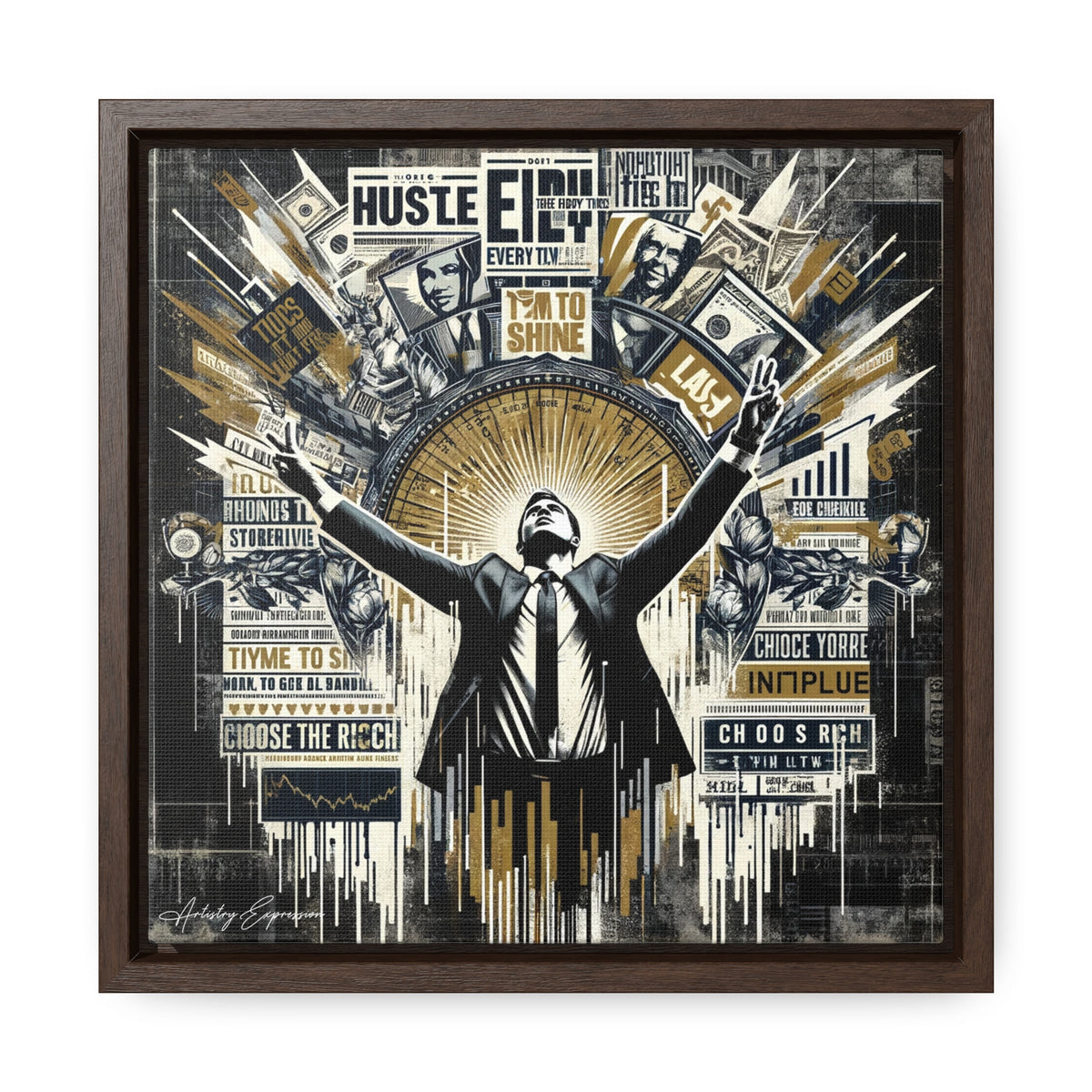 Symphonie du succès : une ode aux graffitis au triomphe financier