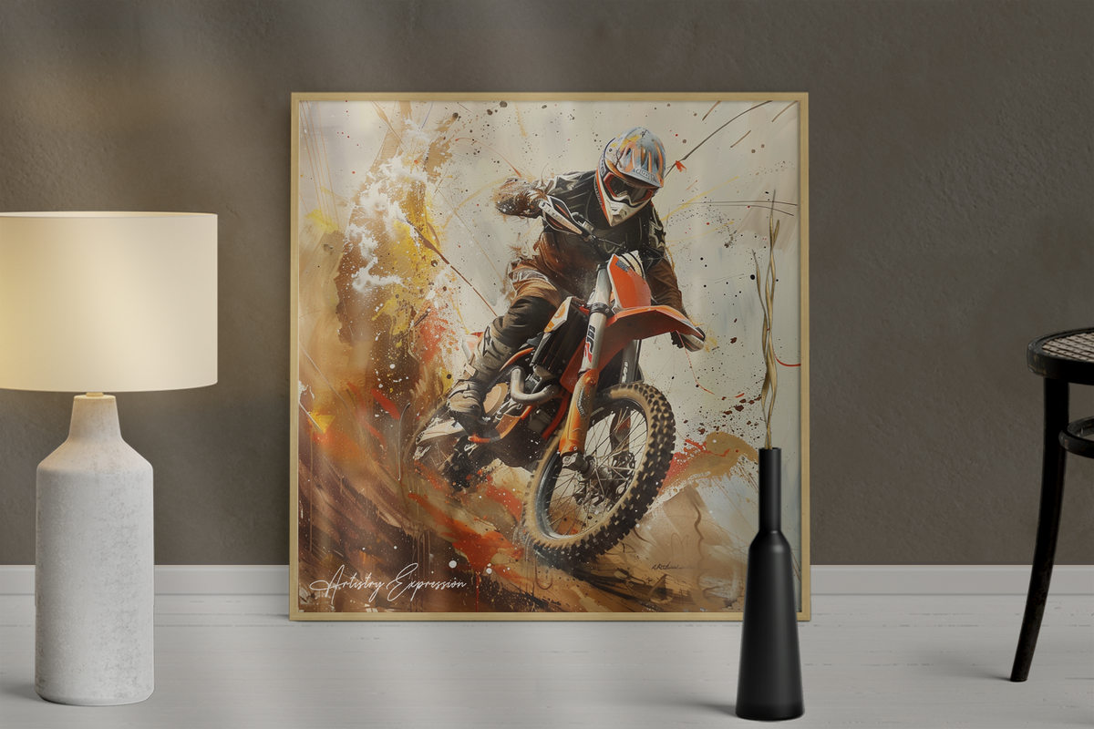 Thrills in Motion: Motocross Joy