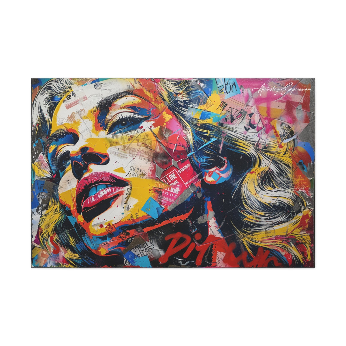 Iconica: A Symphony of Pop Art and Abstract Expressionism