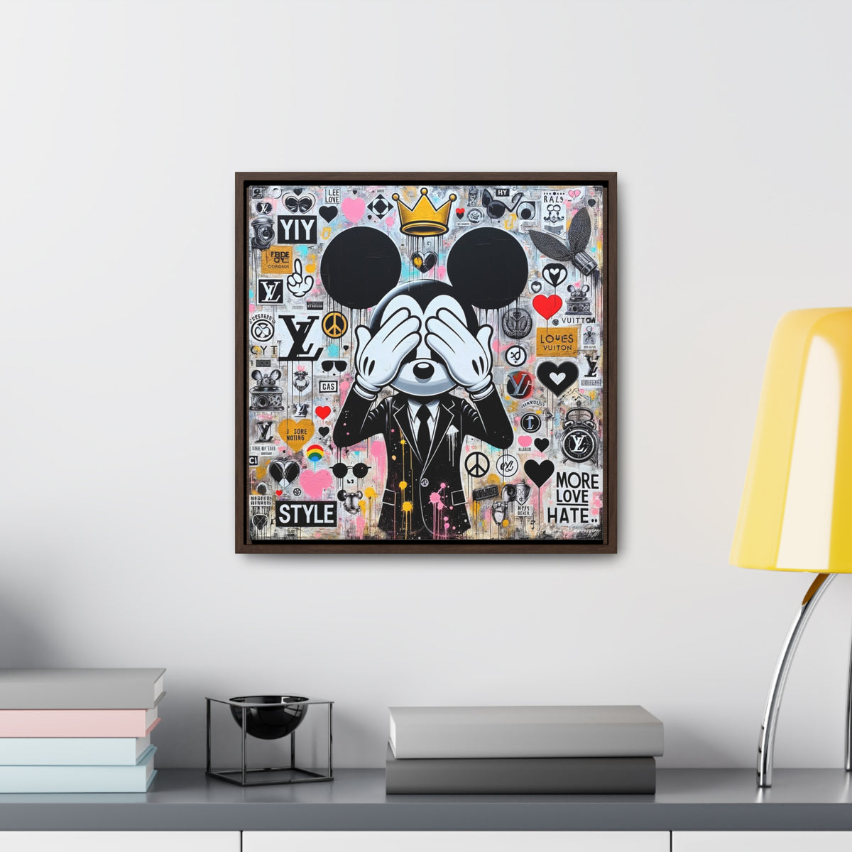 Mickey's Message: Street Art with a Pop Twist