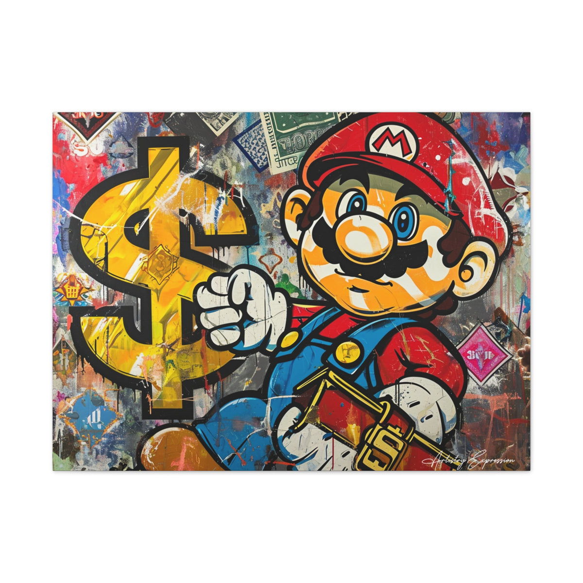 Graffiti Mushroom Kingdom: Mario's Fashionable Journey
