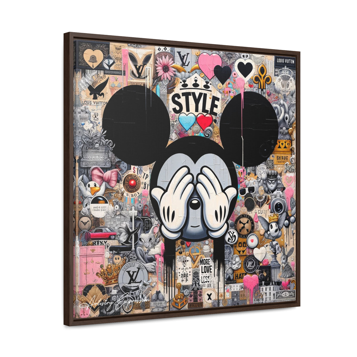 Urban Harmony: A Graffiti Mosaic of Pop Culture