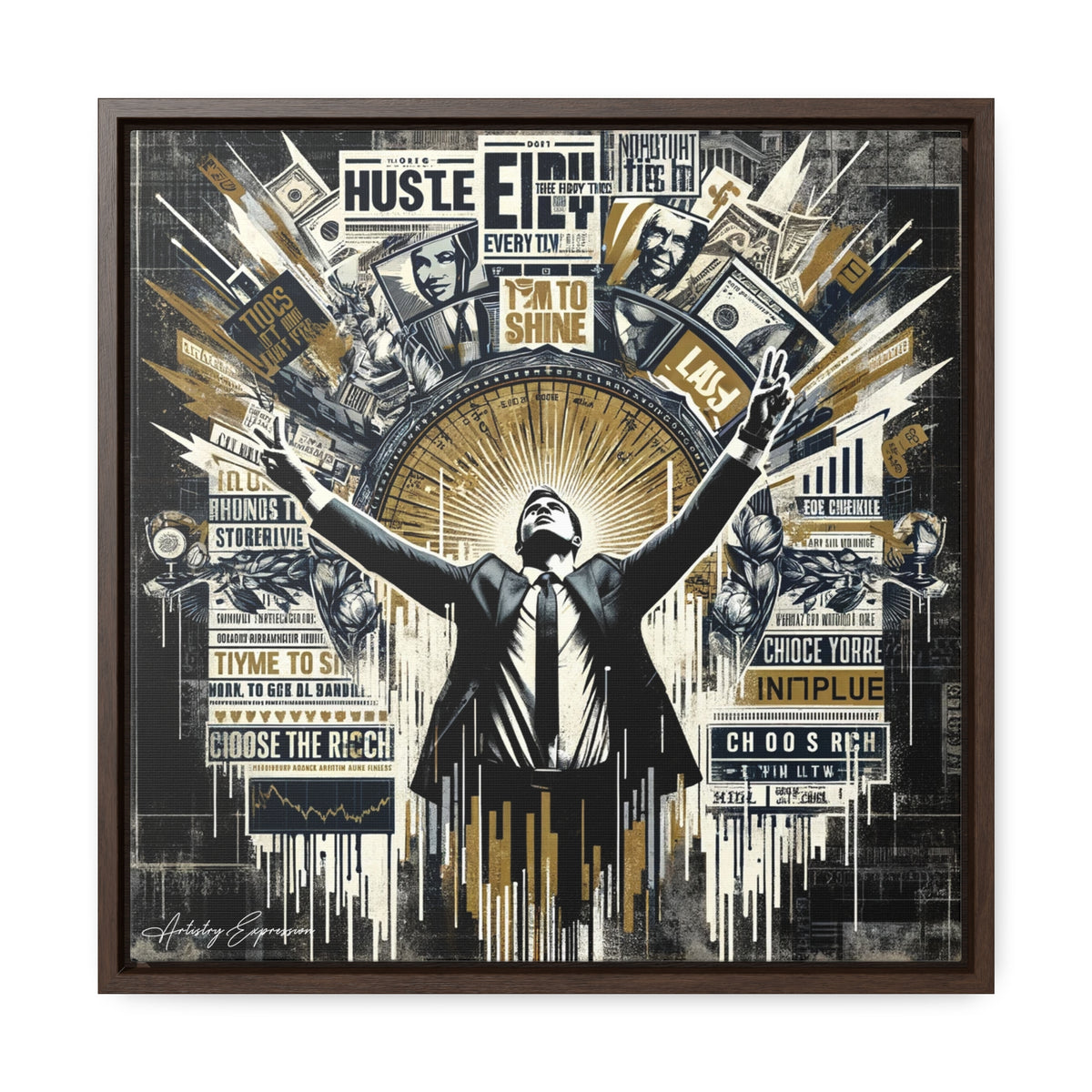 Symphonie du succès : une ode aux graffitis au triomphe financier