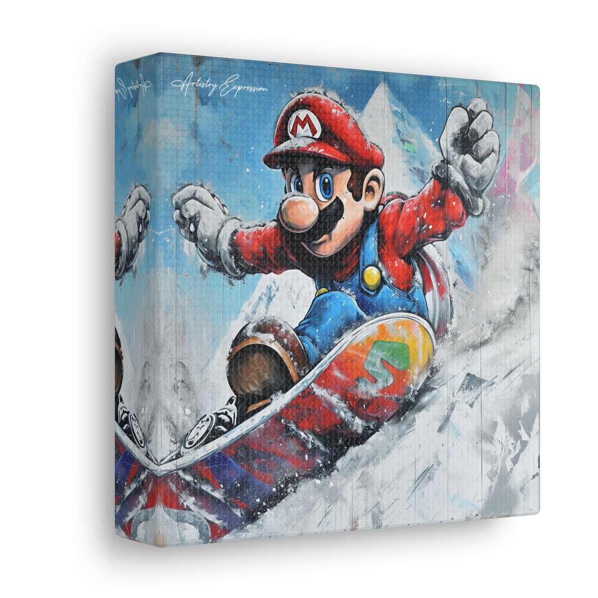Mario's Snowy Sky Adventure