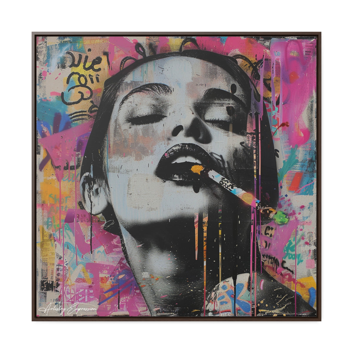 Ephemeral Expression: Graffiti Portraits