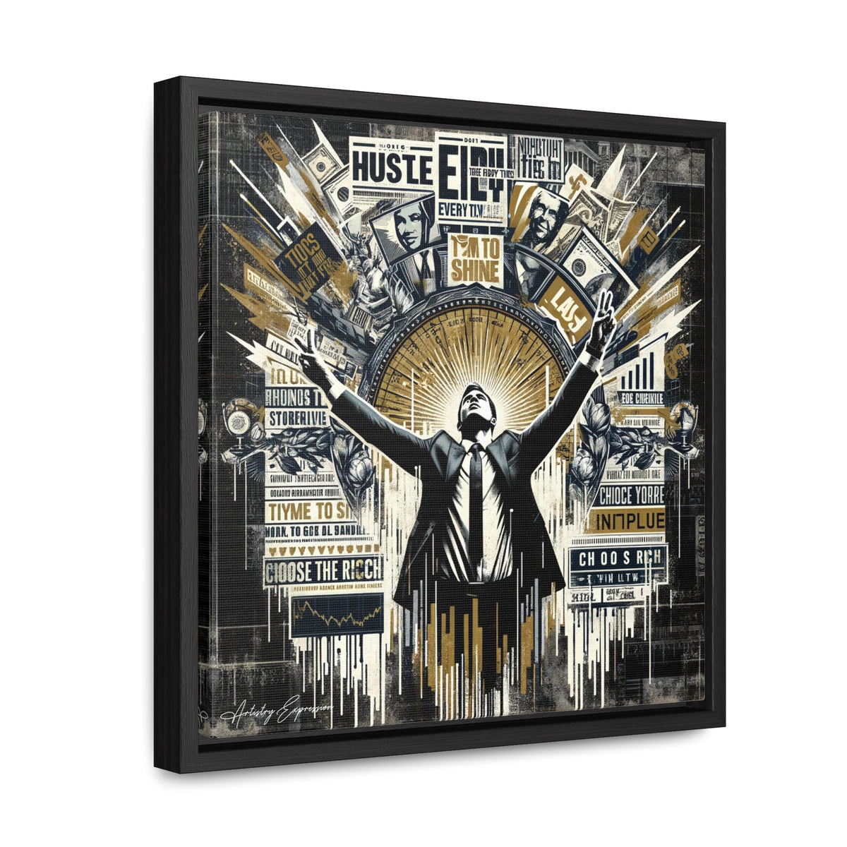 Symphonie du succès : une ode aux graffitis au triomphe financier