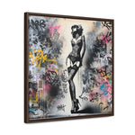 Graffiti Glamour: Beauty Amidst Chaos