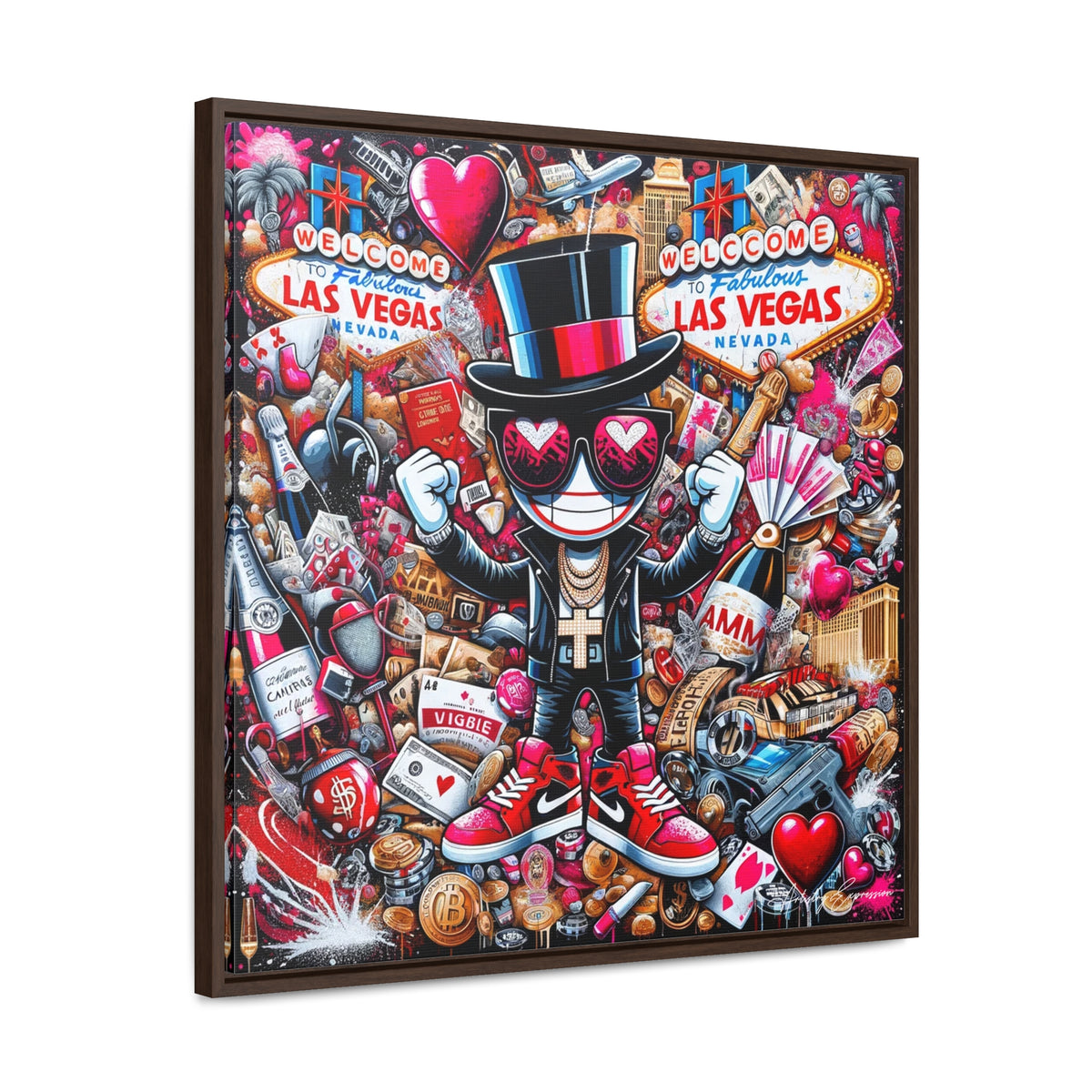 Neon Nights : exploration des graffitis des vibrations de Vegas