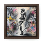 Graffiti Glamour: Beauty Amidst Chaos