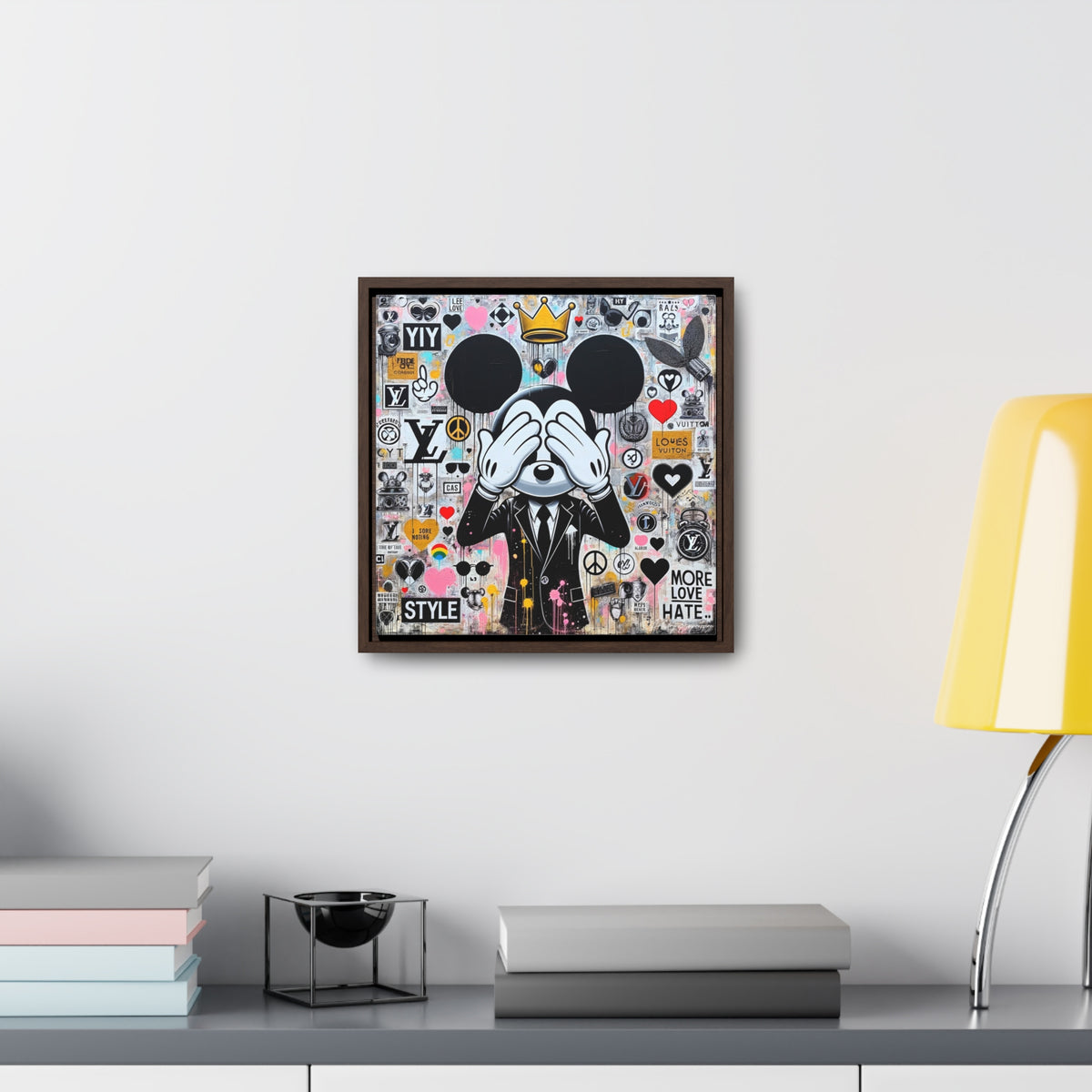 Mickey's Message: Street Art with a Pop Twist