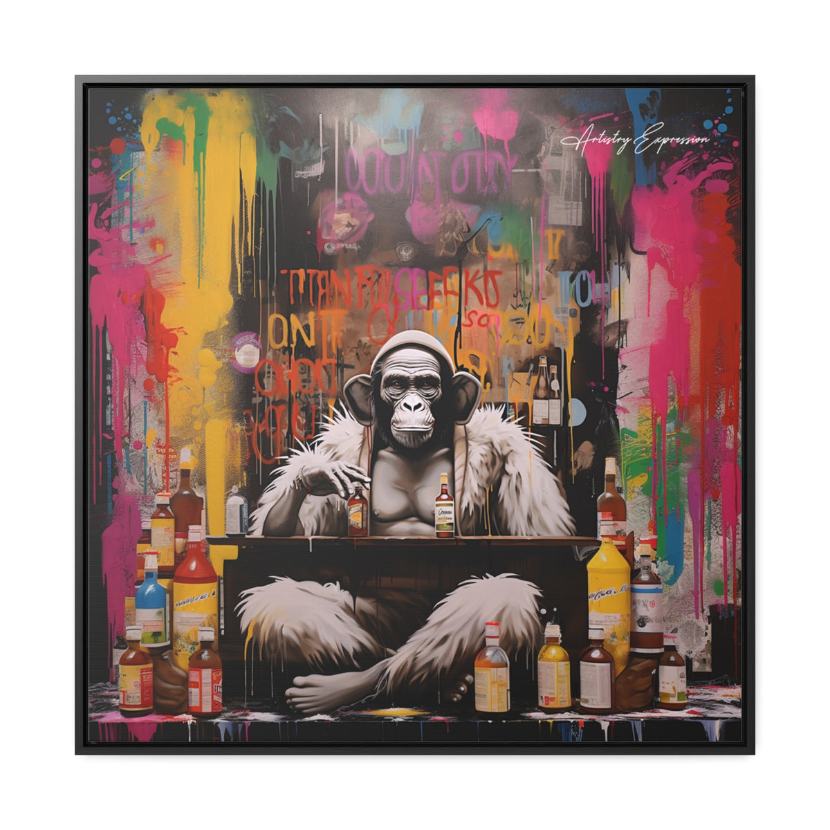 Wild Night Out: Gorilla Hangout in Color