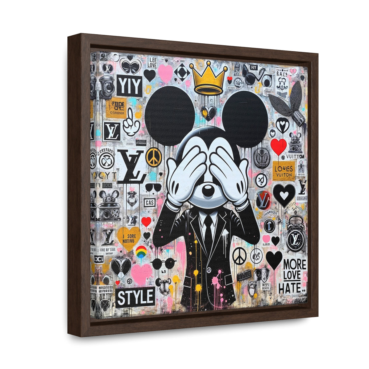 Mickey's Message: Street Art with a Pop Twist