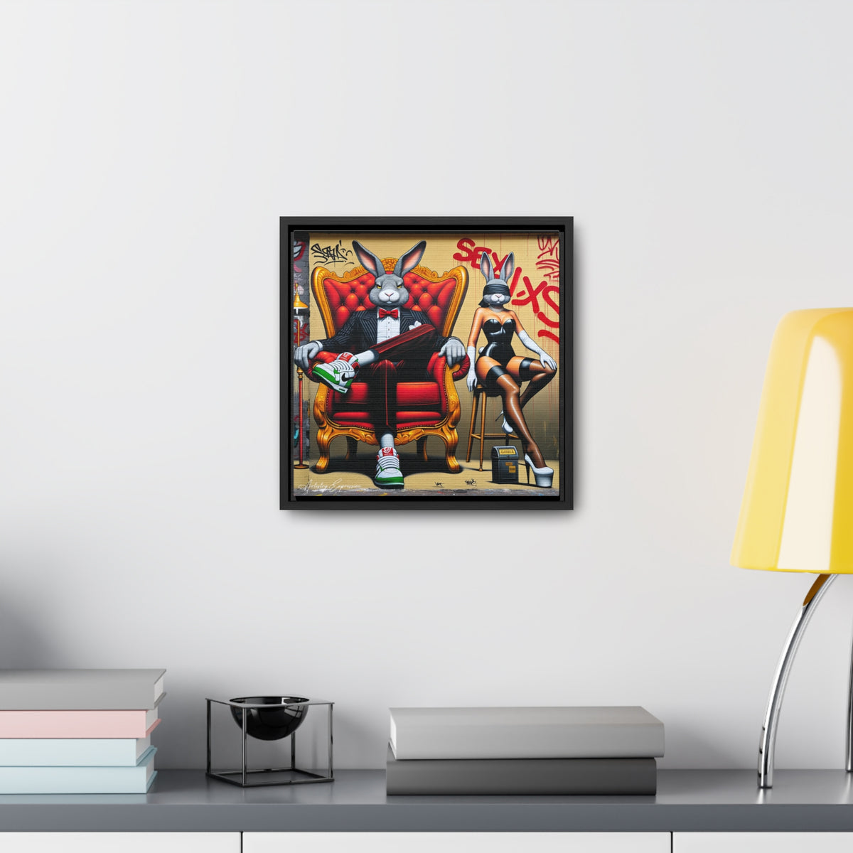Glamour and Grit: Graffiti Fusion of Playfulness and Opulence