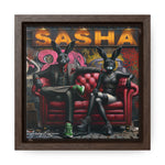 Playful Intrigue: Graffiti Mural with Anthropomorphic Rabbits